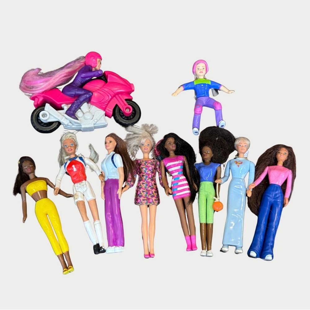 Barbie Mini Dolls McDonald’s Collectible Toy Lot of 10